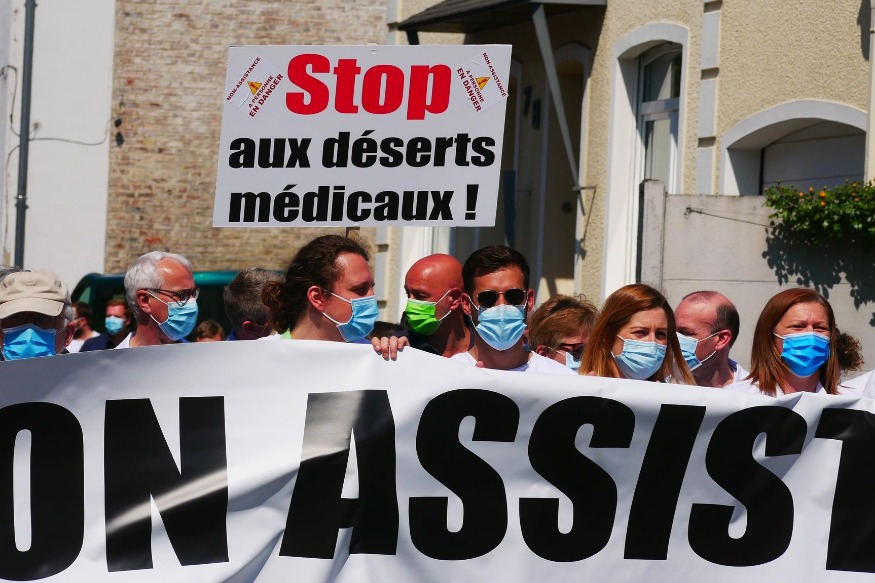 Aulnoye-Aymeries - 590 personnes ont marché contre la désertification médicale