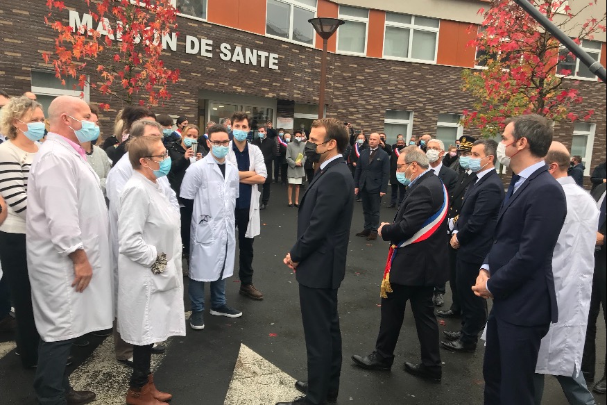 (Vidéo) Aulnoye-Aymeries – Retour sur la visite du Président Emmanuel Macron à la Maison de Santé