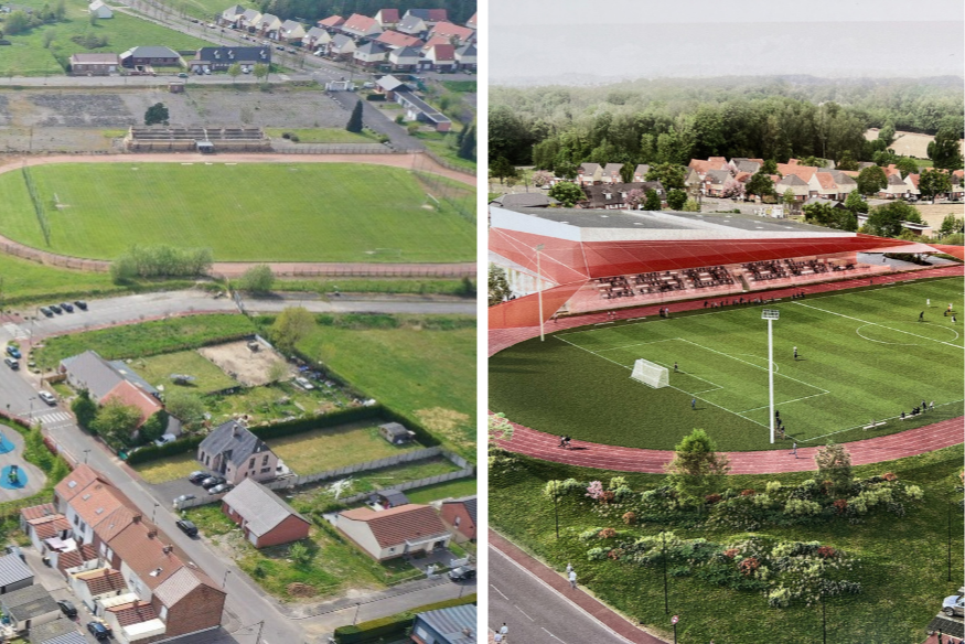 Hautmont - Détruit par la tornade, le Stade Jean Damien revivra d'ici deux ans