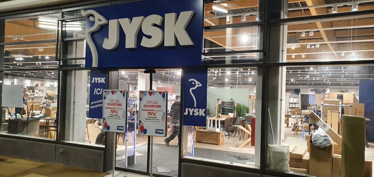 L'ouverture aujourd'hui à Fourmies du 52ème magasin d'ameublement Jysk en  France - Canal FM